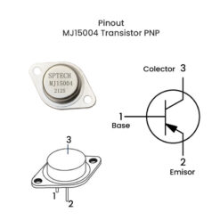 MJ15004 Transistor PNP -140V -20A TO-3