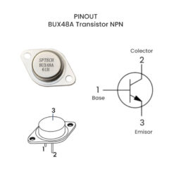 BUX48A Transistor NPN 450V 15A TO-3