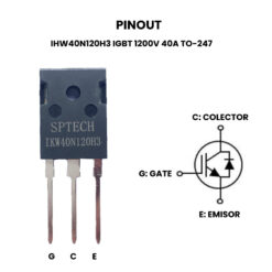 AR4012 - IHW40N120H3 IGBT 1200V 40A TO-247 - Pinout
