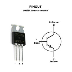 BUT11A Transistor NPN 450V 5A TO-220C pinout