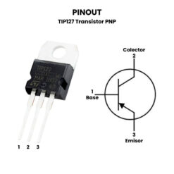 TIP127 Transistor PNP -100V -5A TO-220 pinout