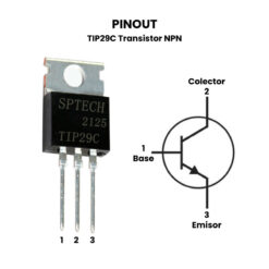 TIP29C Transistor NPN 100V 1A TO-220C pinout