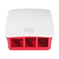 Carcasa para Raspberry Pi 3B Blanco y Rojo - Imagen 4