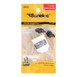 Clavija Plana Polarizada Sanelec 2473