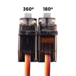 MG90S Servomotor 180° / 360° con Engranes Metálicos - Imagen 4