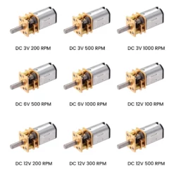 GA12-N20 Motorreductor DC 3V / 6V / 12V