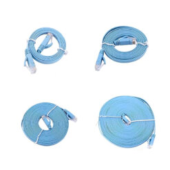 Cable Ethernet CAT6 RJ45 Plano Azul