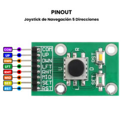 Joystick de navegación pinout