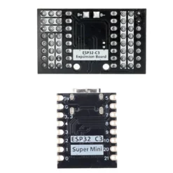 Alternative view of ESP32-C3 SuperMini Tipo C / Tarjeta de Expansión