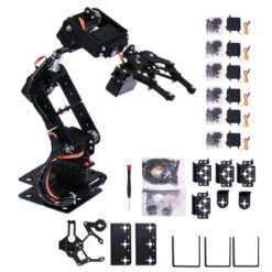 Kit Brazo Robótico 6DOF con Garra y Servos