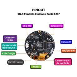 XIAO Pantalla Redonda Táctil 1.28 Pinout