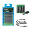 4 Baterías Recargables AA