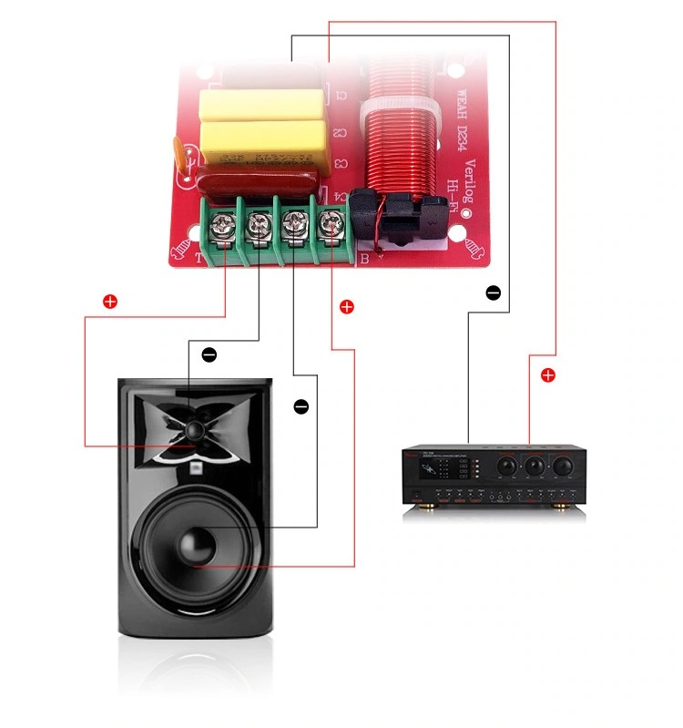 AR4657 - D234 Crossover 80W de Alta Fidelidad y Alto Bajo IA