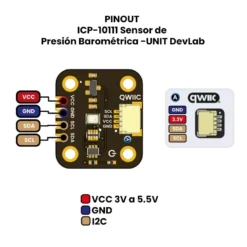ICP-10111 Sensor de Presión Barométrica -UNIT DevLab