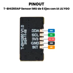 T-BHI260AP Sensor IMU de 6 ejes con IA LILYGO 2