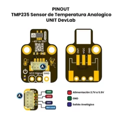TMP235 Sensor de Temperatura Analógico -UNIT DevLab