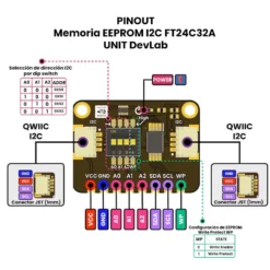 Memoria EEPROM 4KB I2C FT24C32A – UNIT DevLab