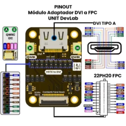 Módulo Adaptador DVI a FPC - UNIT DevLab