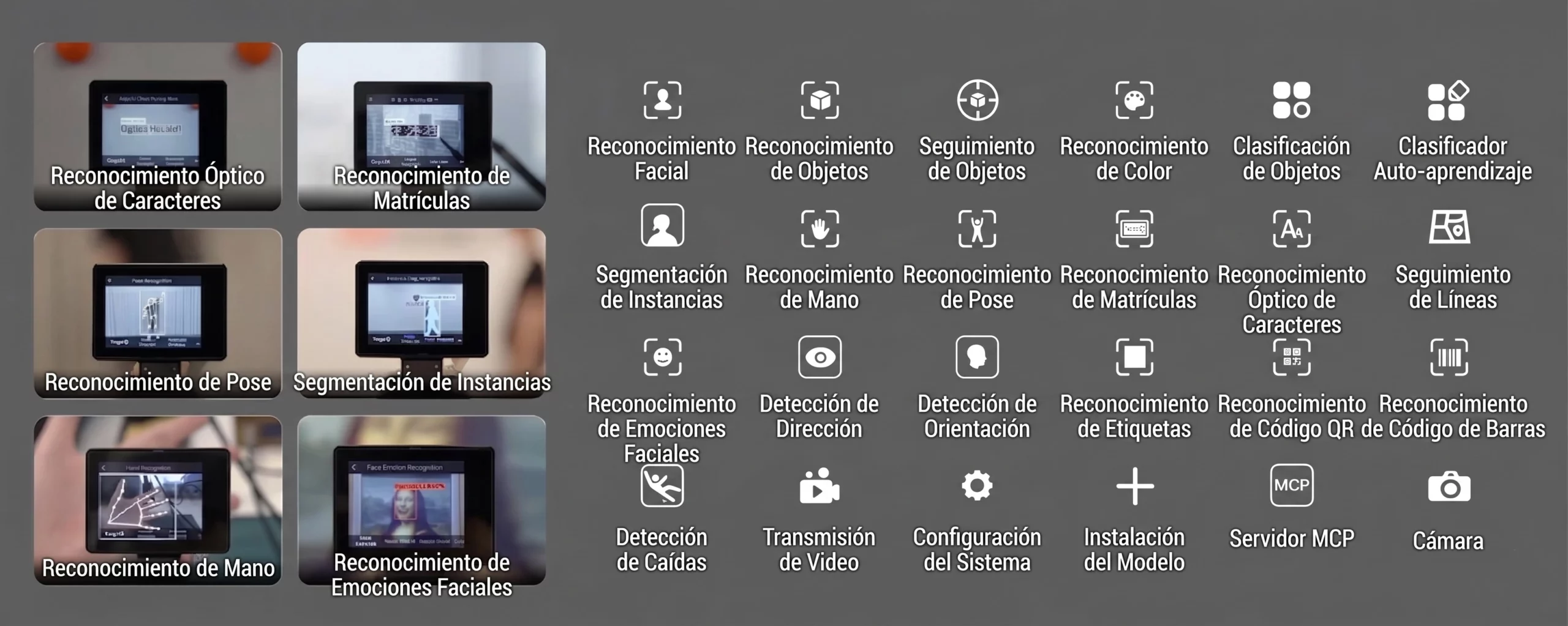 HUSKYLENS 2 Sensor de Visión con IA 2-6 TOPS LLM MCP