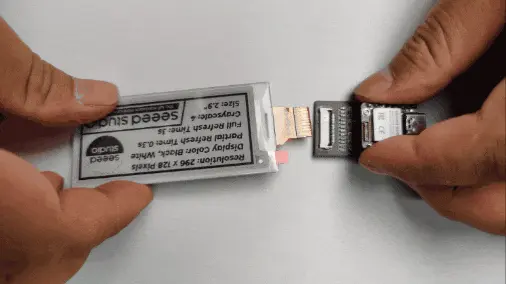 AR5239 - ePaper Placa Controladora para XIAO V2 - Gif Conexion