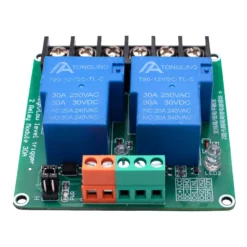 AR5445 - Relevador 12V 30A T90 2 canales 2