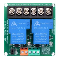 AR5445 - Relevador 12V 30A T90 2 canales 5