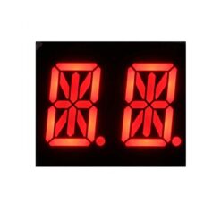 Display Doble 16 Segmentos Alfanumérico 0.54 Pulgadas Ánodo Cátodo Común_11