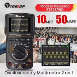 ET828 Pro Multímetro Osciloscopio 2 en 1 AC DC