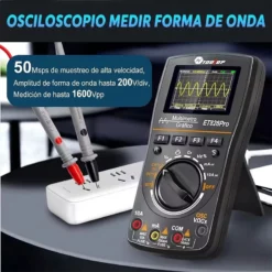 ET828 Pro Multímetro Osciloscopio 2 en 1 AC DC