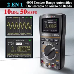 ET828 Pro Multímetro Osciloscopio 2 en 1 AC DC