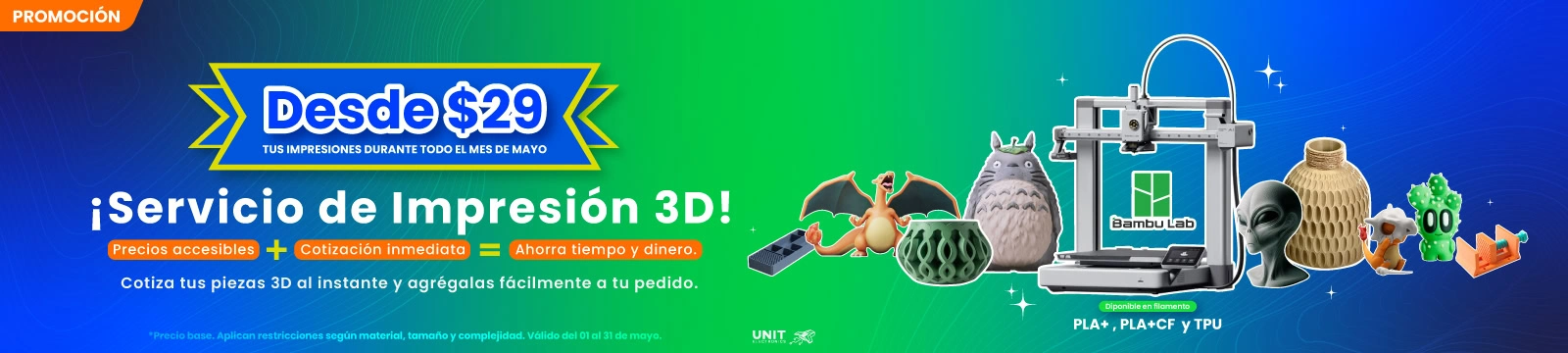 Servicio de impresión 3D