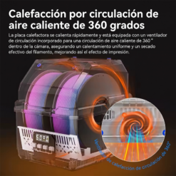 XP241001 Secador de Filamento Doble Ajustable 40-60 °C PLA ABS PET