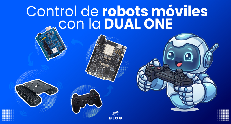 Control de robots móviles con el MCU Dual One