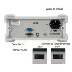 Medidor digital LCR ET4410 de 100 a 100 KHz