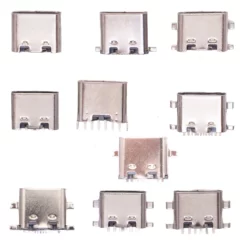 100 Conectores USB Tipo C 10 Modelos Diferentes 6P a 16P