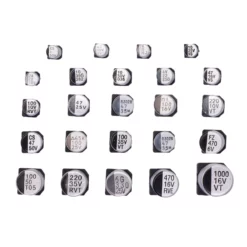 400 Capacitores Electroliticos SMD 24 Valores Diferentes