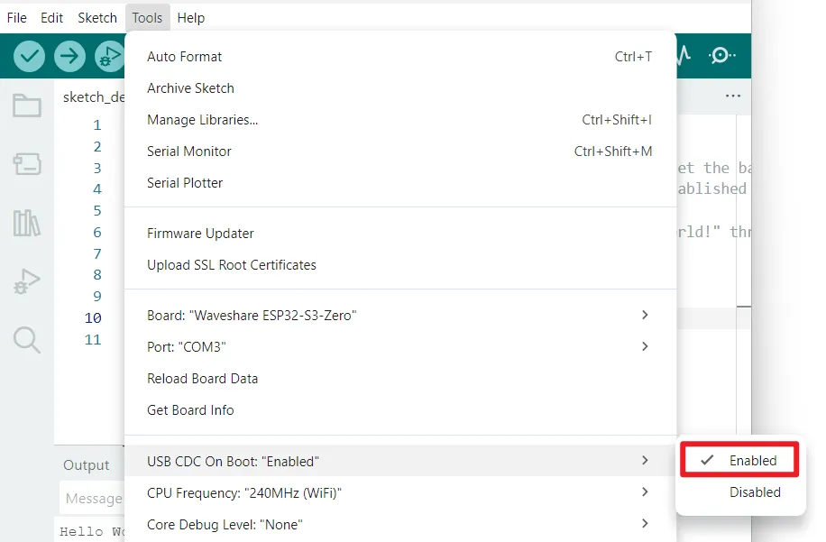 AR5301 - ESP32-S3 Zero Tarjeta de IA4