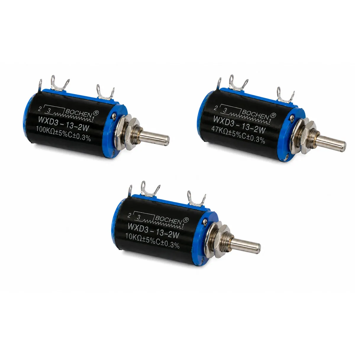 Potenciómetro WXD3-13 10kΩ, 47kΩ y100kΩ 2W