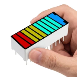 AR5449_Display de 10 Segmentos Indicador de Voltaje para Bateria 4 Colores_4