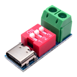 AR5515 - PDSink PD Placa de Prueba de carga Rápida con Ajuste de Voltaje de 5~20V 2