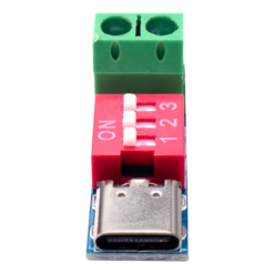 AR5515 - PDSink PD Placa de Prueba de carga Rápida con Ajuste de Voltaje de 5~20V 3