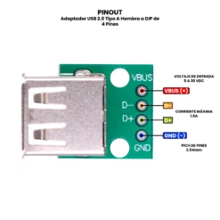 AR5518 - Adaptador USB 2 PINOUT_Mesa de trabajo 1