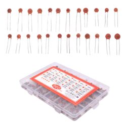 Kit de 960 Capacitores Ceramicos 16 valores 2pF a 100nF 250V