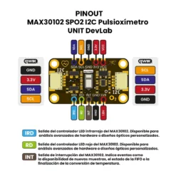 MAX30102 SPO2 I2C Pulsioxímetro - UNIT DevLab