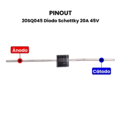 Alternative view of 20SQ045 Diodo Schottky 20A 45V