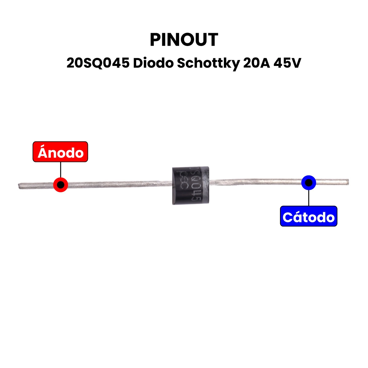20SQ045 Diodo Schottky 20A 45V - Imagen 2