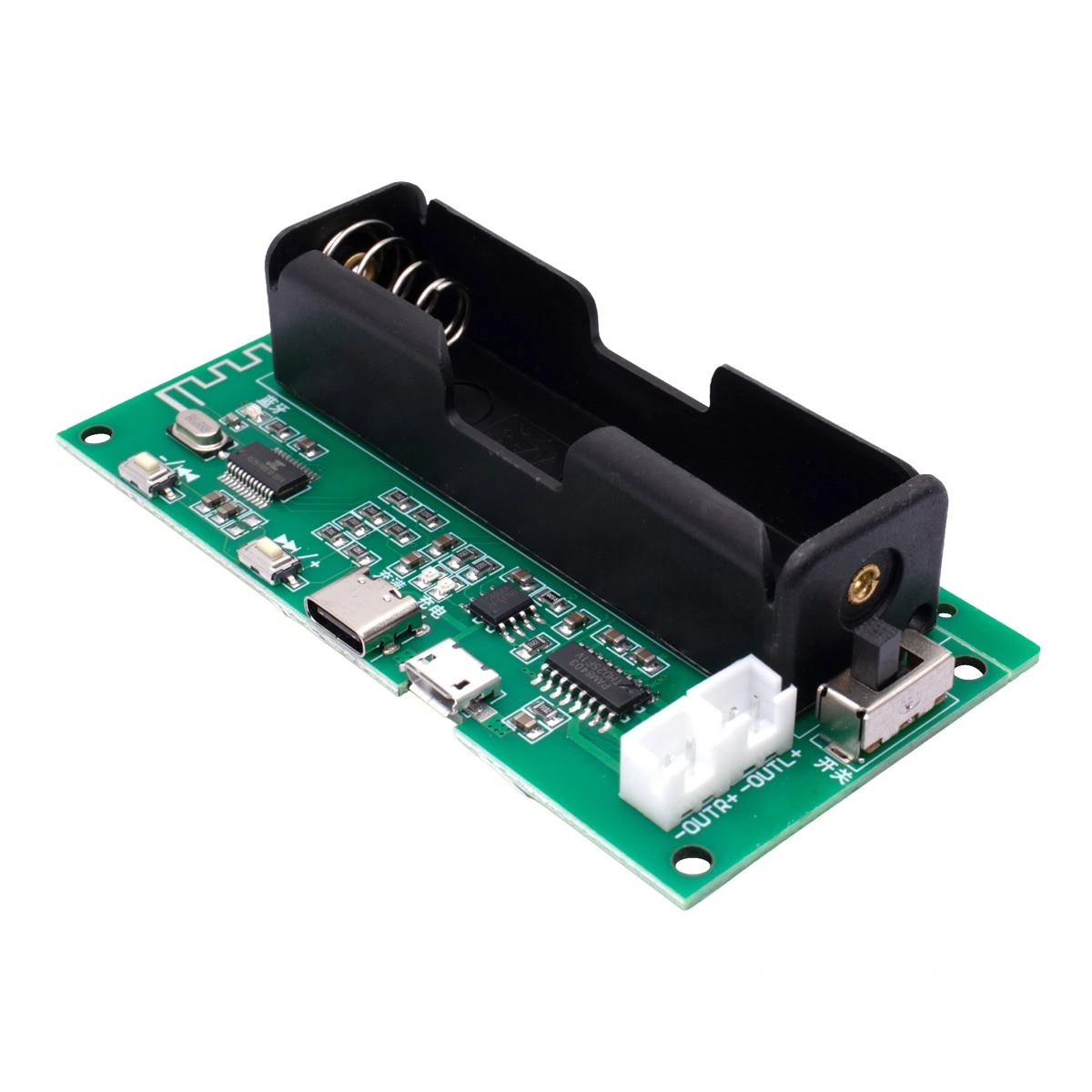 AR5501 - XH-A153 Amplificador de Audio Estéreo Bluetooth con Porta Pila 18650 2