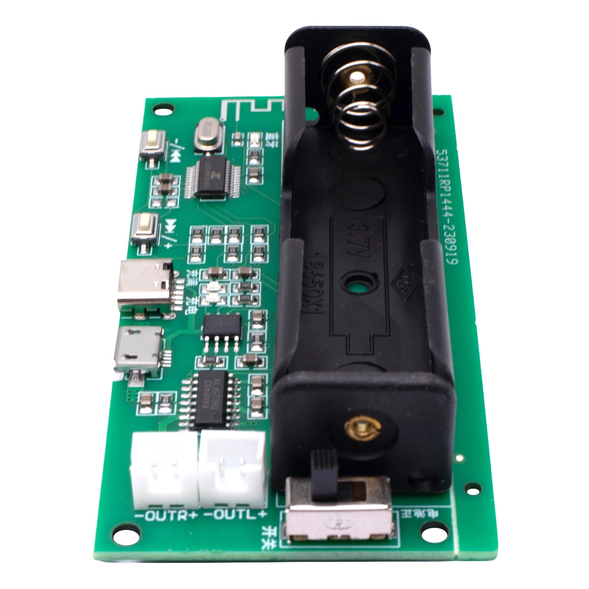 AR5501 - XH-A153 Amplificador de Audio Estéreo Bluetooth con Porta Pila 18650 3