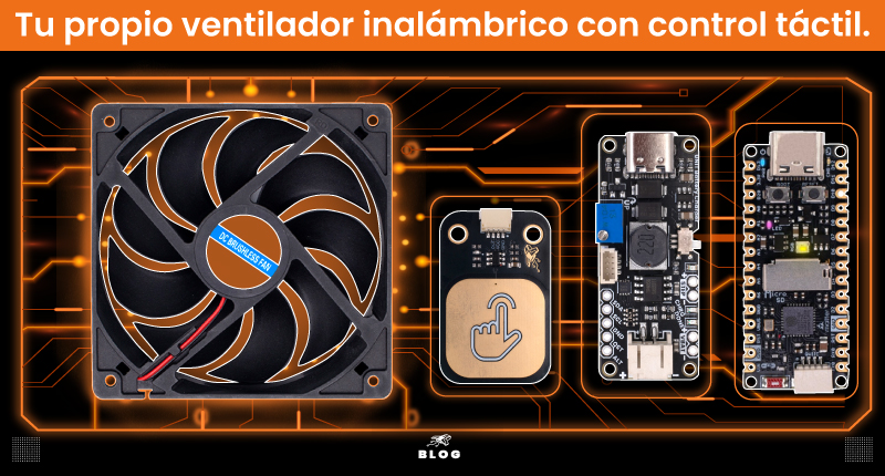 Crea tu propio ventilador de escritorio inalámbrico con control táctil