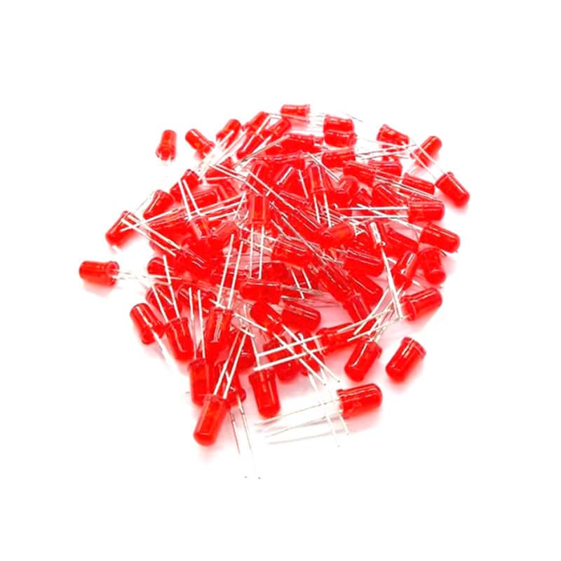 100 Led Rojo Difuso
